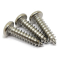 Stainless steel low price philip drive Pan head self tapping screws white round screw